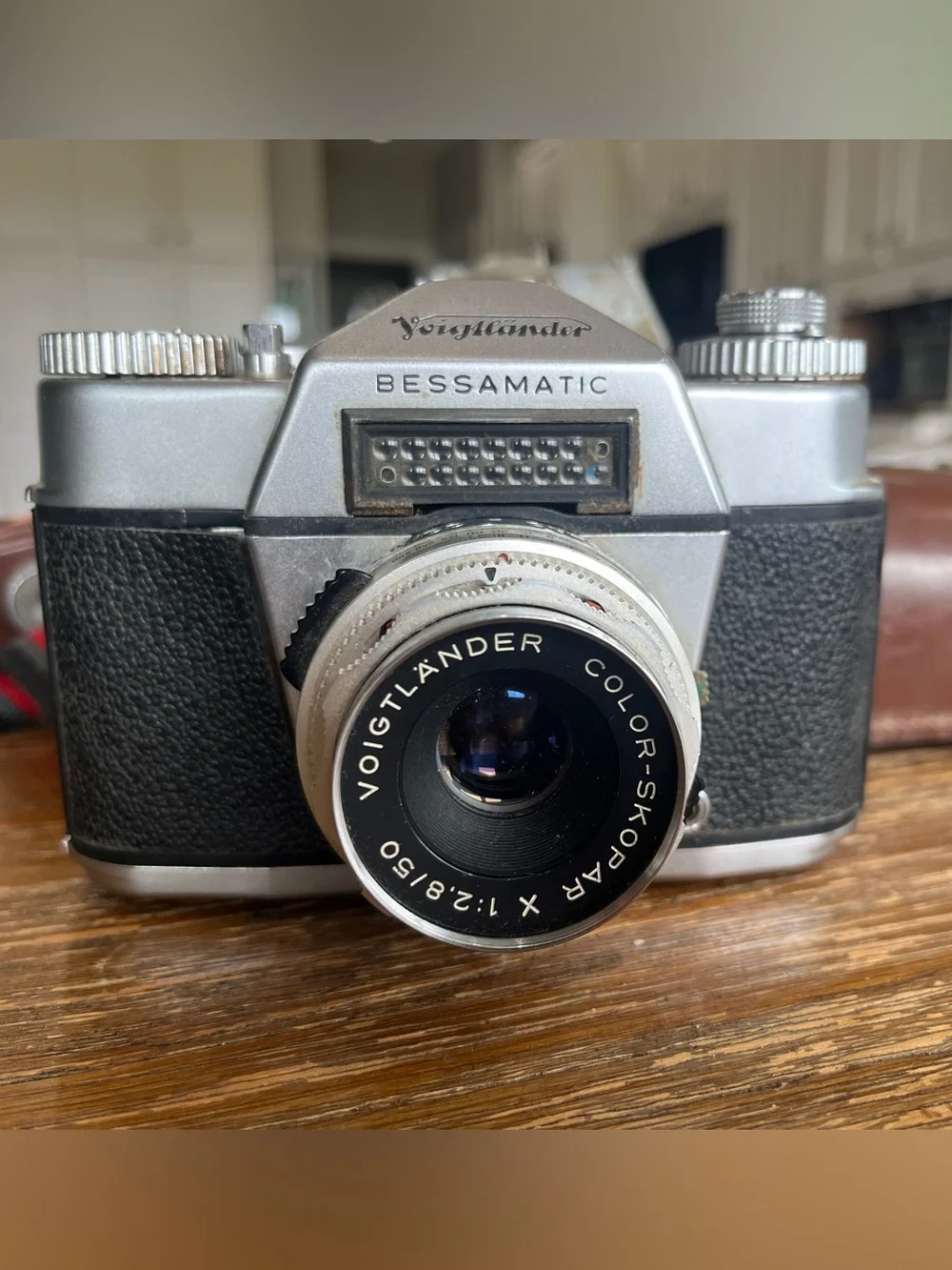 Bessamatic Vintage 35mm Camera in Silver and Black